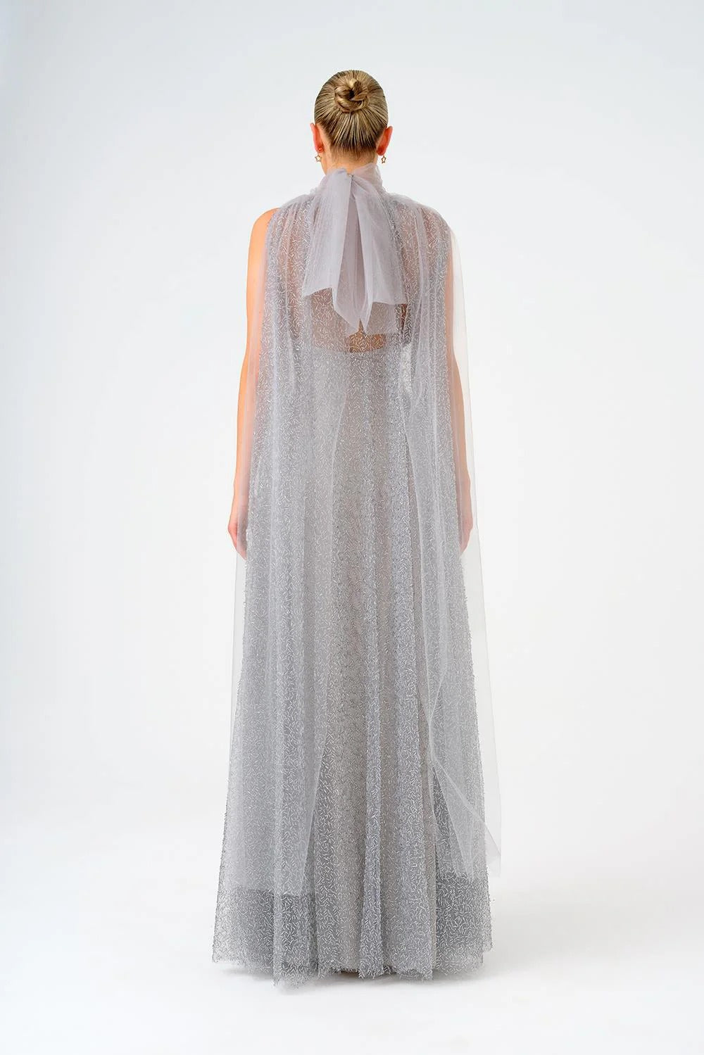 Sleeveless Sequin Long Evening Dress