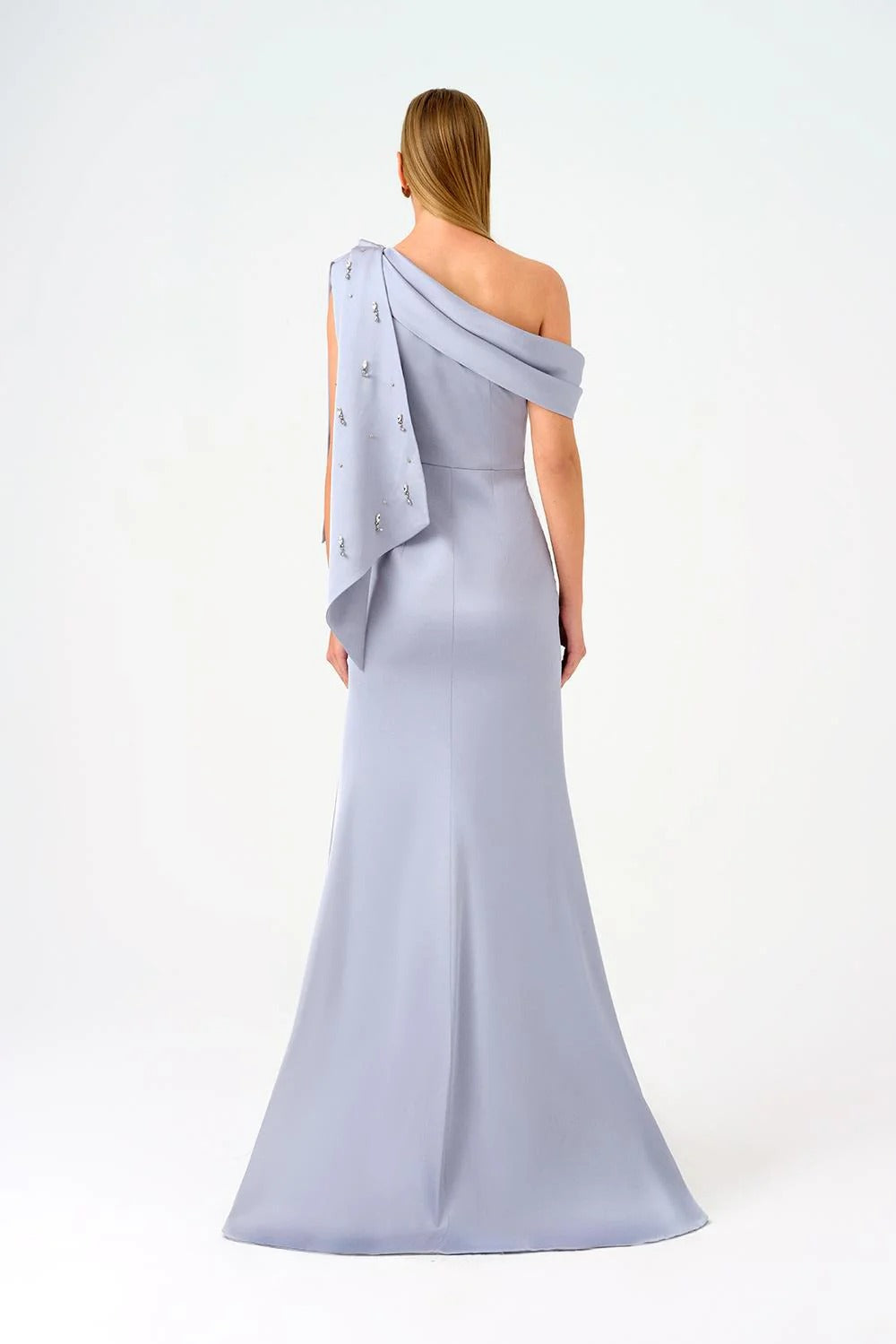 Beaded Mermaid Long Evening Dress