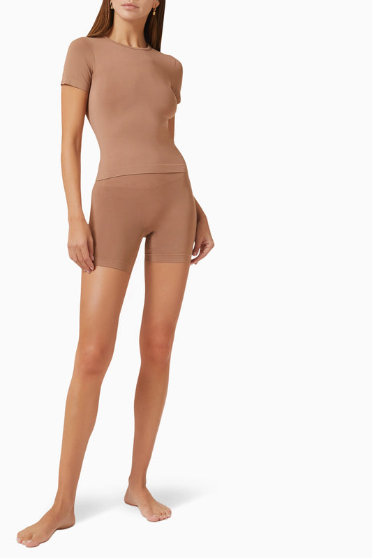 SKIMS Soft Smoothing T-Shirt- Sienna
