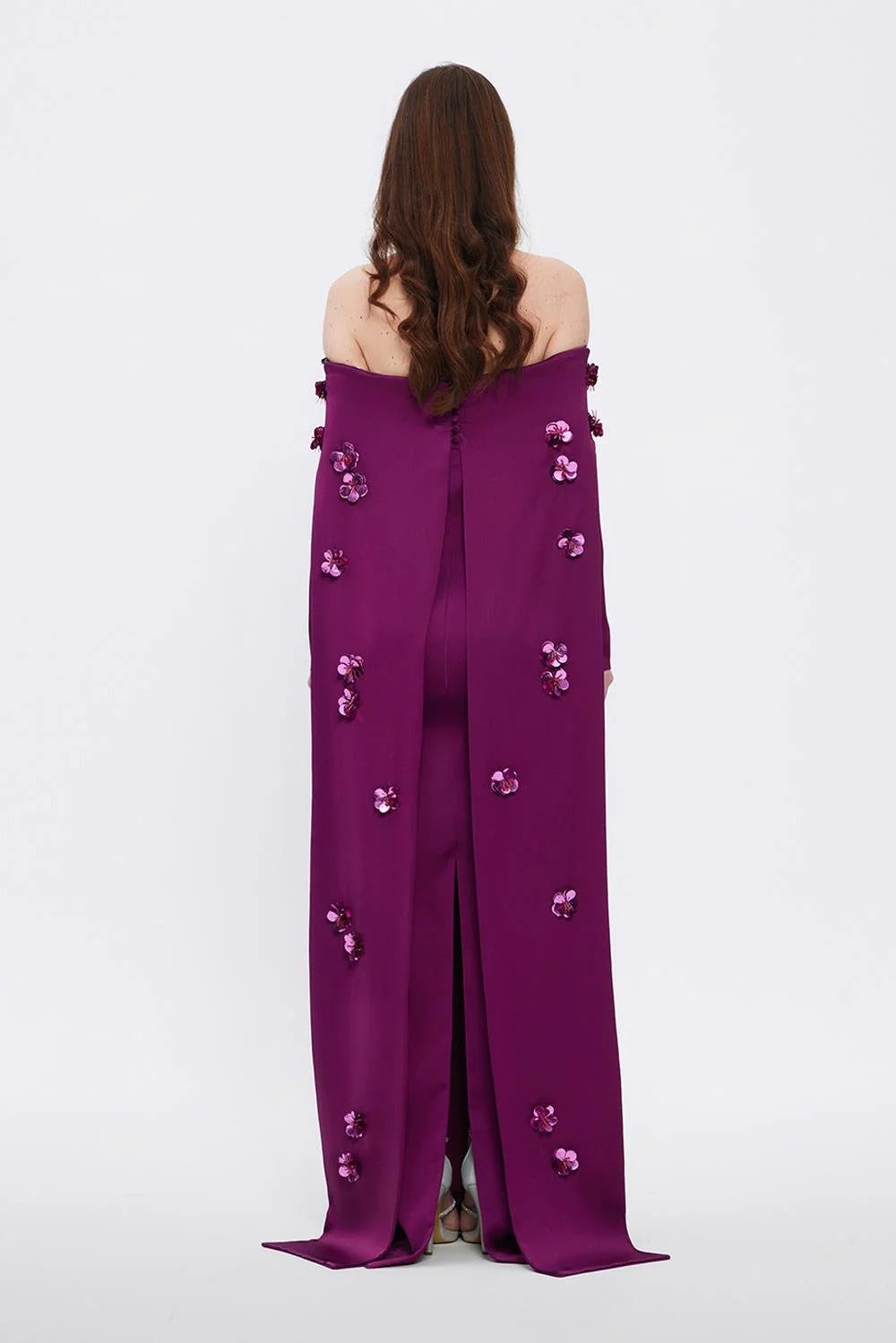 Strapless Neck Long Evening Dress